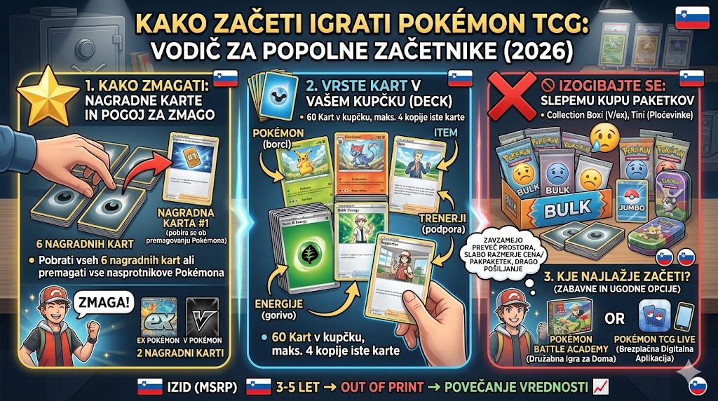 Kako začeti igrati Pokémon TCG: Vodič za popolne začetnike